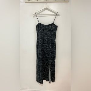 Silk black dress Zara